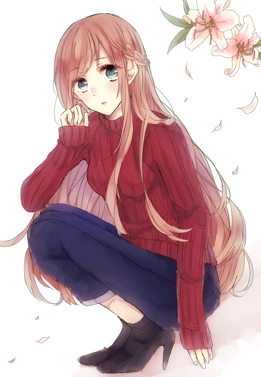 1girl, :o, aqua_eyes, arm_at_side, bad_id, bad_pixiv_id, black_footwear, blush