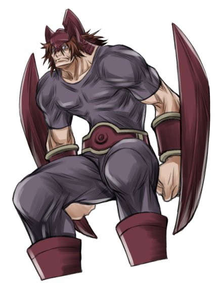 1boy, akatsuki_akira, arm_guards, belt, brown_hair, from_below, helmet, juuni_taisen