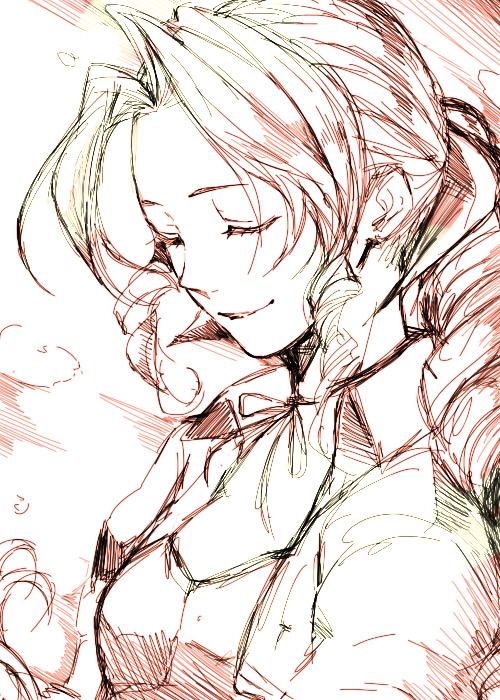 1girl, aerith_gainsborough, ashinamaturi, bad_id, bad_pixiv_id, braid, breasts, female_focus