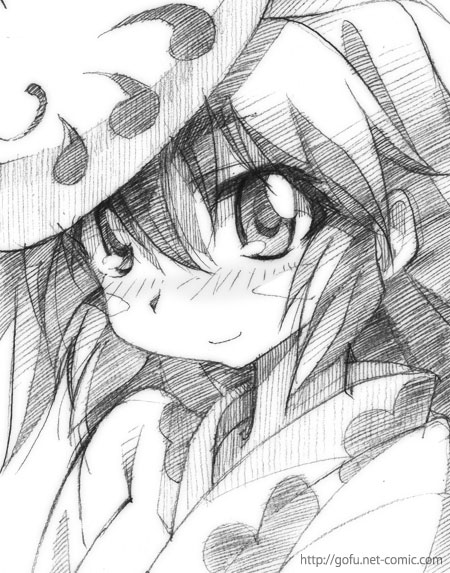 00s, 1girl, blush, female_focus, gofu, greyscale, japanese_clothes, kemeko_deluxe