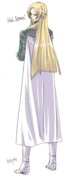 !, 1boy, armor, armored_boots, artist_name, back, blonde_hair, boots, cape, cat, epaulettes, from_behind, full_body, idris_tytania, legs_apart, long_hair, looking_at_viewer, looking_back, male_focus, parted_bangs, signature, simple_background, solo, standing, tateya, tytania, white_background, white_boots, white_cat