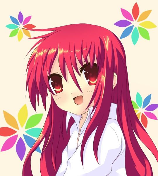 00s, bad_id, bad_pixiv_id, long_hair, red_eyes, red_hair, shakugan_no_shana, shana