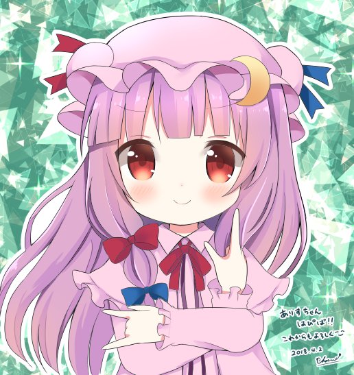 1girl, 2018, blue_ribbon, blunt_bangs, blush, capelet, chatsune_(white_lolita), closed_mouth