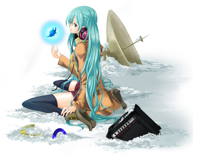 amplifier, aqua_eyes, aqua_hair, bad_id, bad_pixiv_id, hatsune_miku, headphones, headphones_around_neck