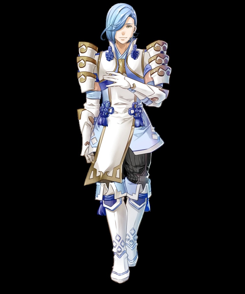 1boy, blue_hair, boots, fire_emblem, fire_emblem_fates, fire_emblem_heroes, full_body, gloves