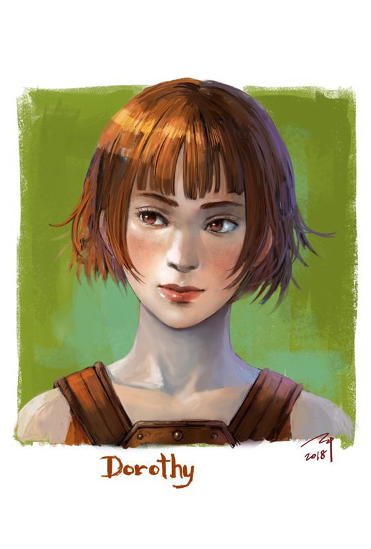 1girl, artist_name, brown_eyes, brown_hair, character_name, dated, dorothy_(fire_emblem), female_focus
