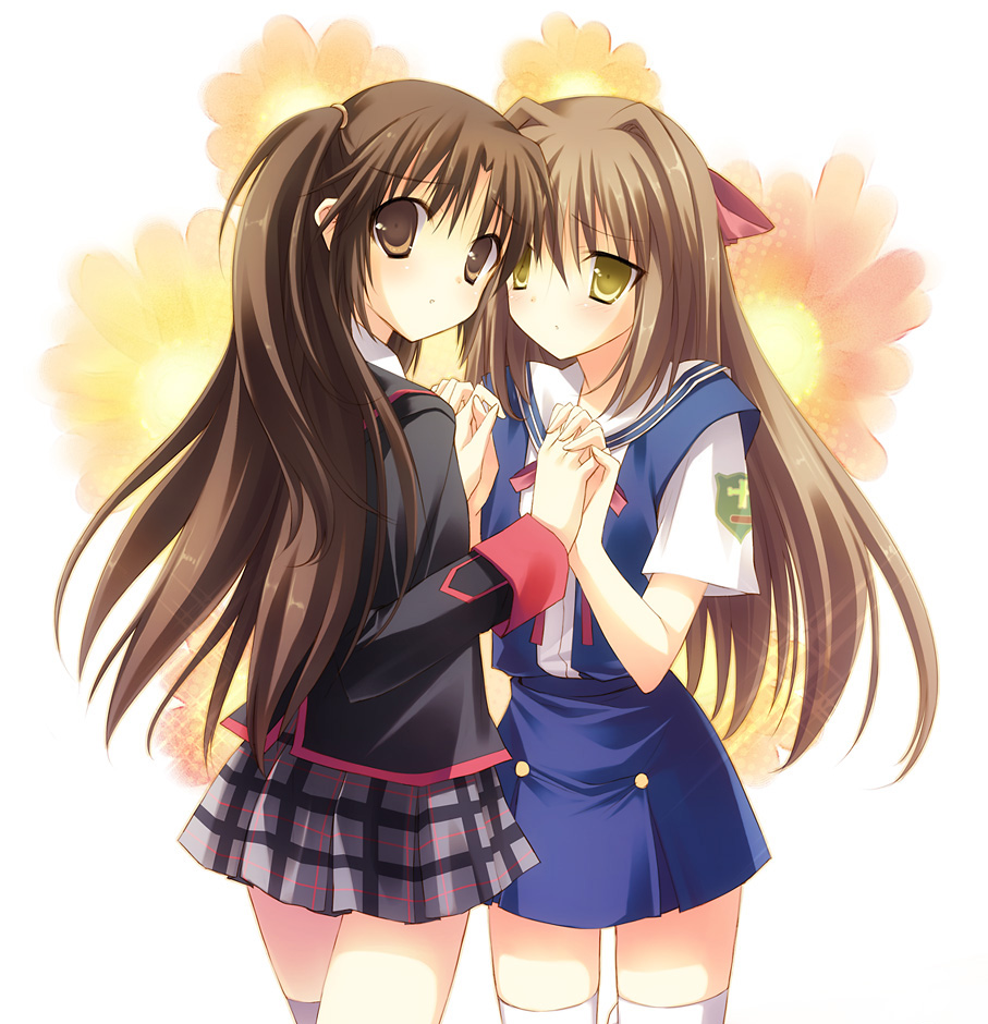 00s, 2boys, bad_id, bad_pixiv_id, brown_eyes, brown_hair, clannad, company_connection