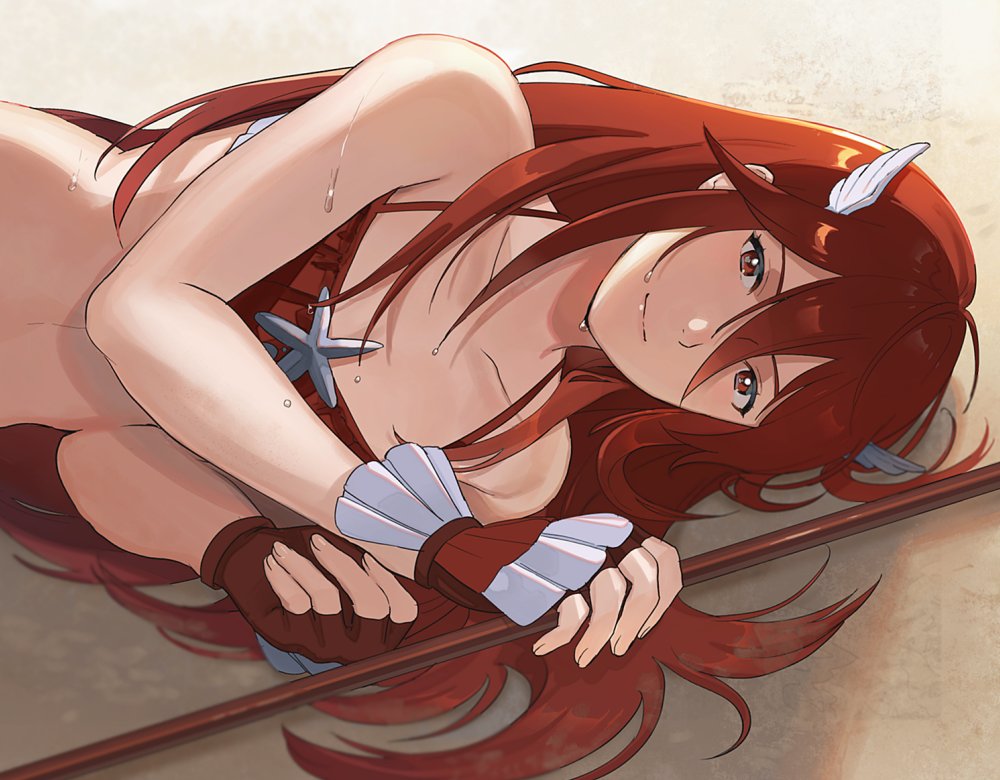 1girl, beach, bikini, cordelia_(fire_emblem), cordelia_(knight_paradise)_(fire_emblem), female_focus, fire_emblem, fire_emblem_awakening