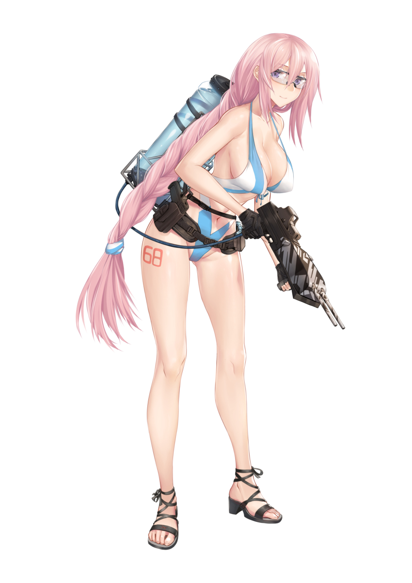 1girl, absurdres, belt, breasts, collarbone, covered_erect_nipples, exeter_(warship_girls_r), female_focus