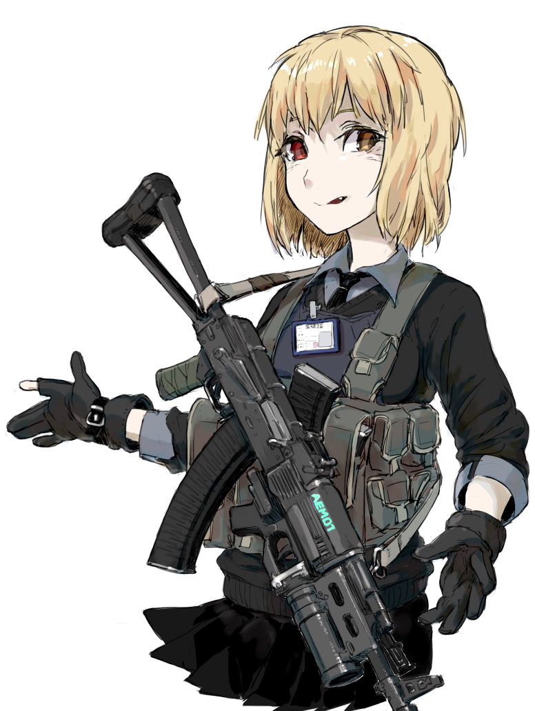 ak-74, aks-74, alma01, ammunition_pouch, arsenal_ad, assault_rifle, averting_eyes, caseless_firearm