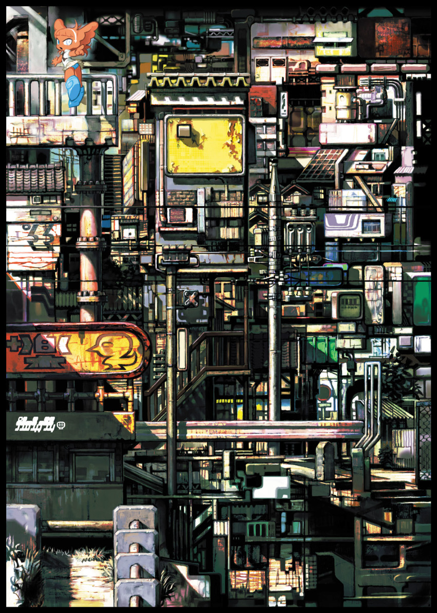 city, highres, kawaguchi_youhei, original, panties, red_unknown, underwear