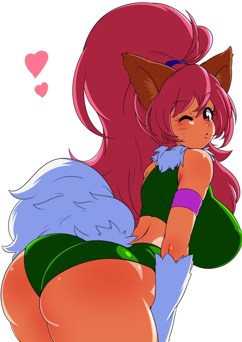 1girl, animal_ears, ass, bare_legs, bare_shoulders, breasts, cat_ears, cat_girl