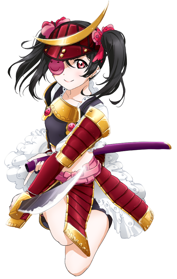 1girl, armor, black_hair, breastplate, collarbone, d-artemisatto, eye_contact, female_focus