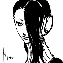 1girl, black_hair, character_name, female_focus, frontal_ponytail, galerians, galerians:_ash, hair_over_one_eye