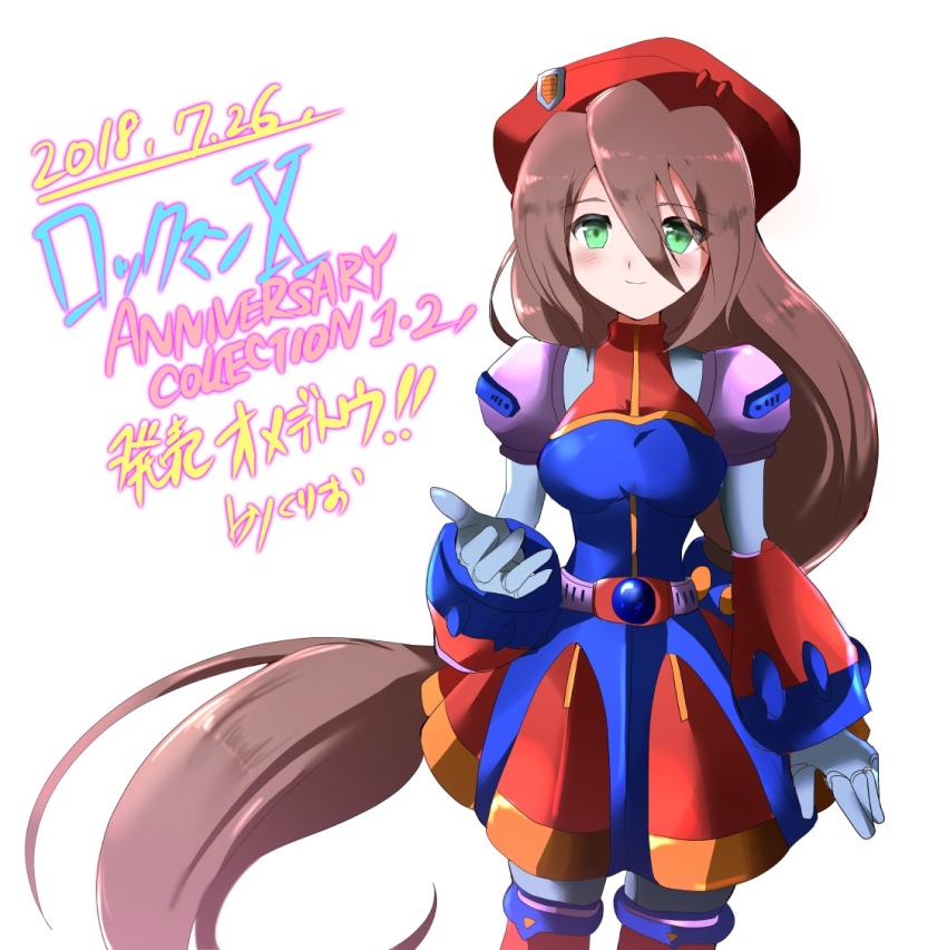 10s, 1girl, 2018, abfbfygo, android, beret, blush, breasts