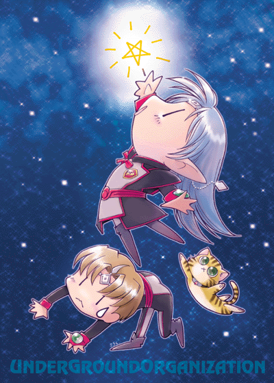 1boy, 1girl, :<, :d, arm_up, belt, bent_over, black_hair