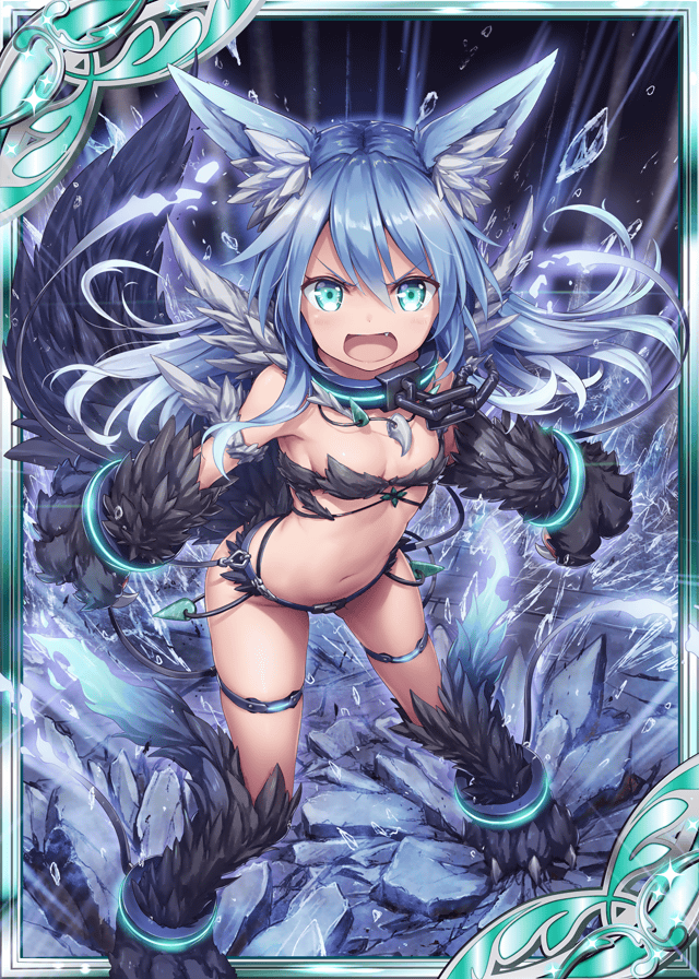 1girl, akkijin, animal_ears, animal_hands, aqua_eyes, armpits, bare_shoulders, black_background