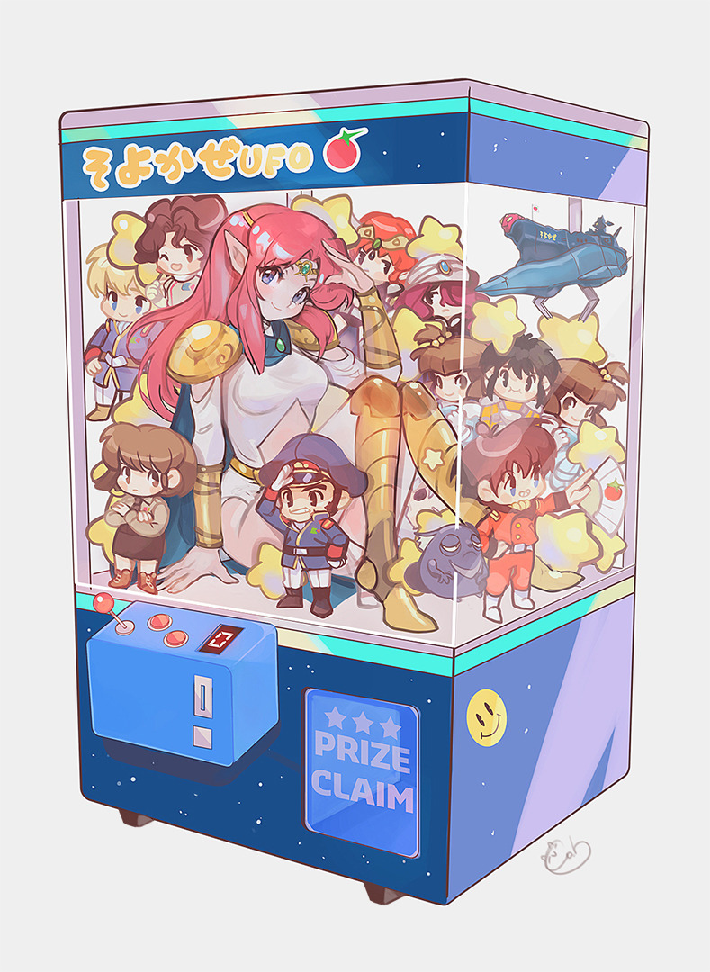 6+boys, 6+girls, alpaca_carlesi, armor, azalyn_(musekinin_kanchou_tylor), blue_eyes, bracer, brown_eyes