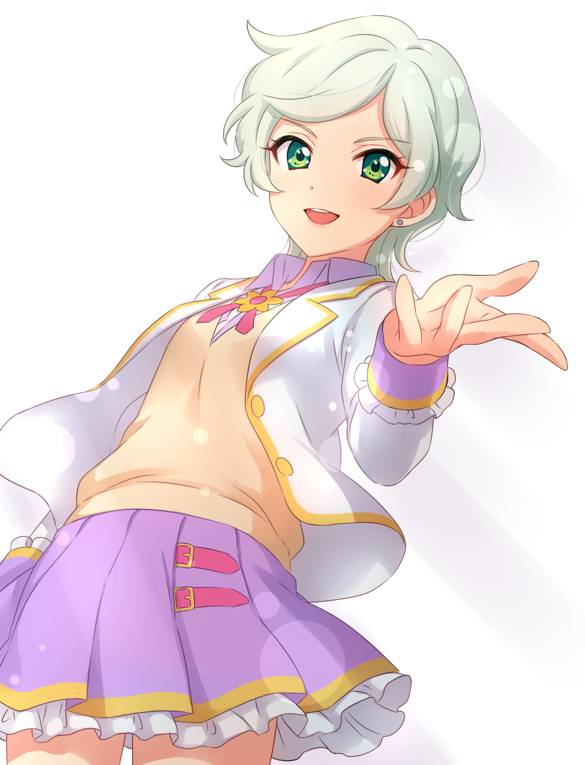 10s, 1girl, :d, absurdres, aikatsu!_(series), aikatsu_stars!, commentary_request, cowboy_shot