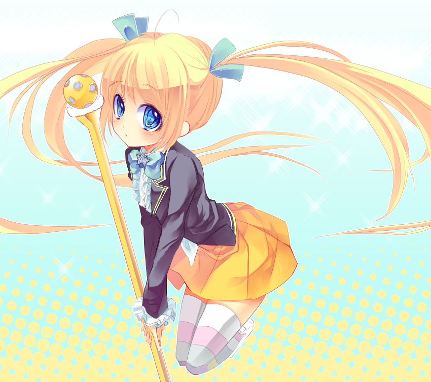 absurdres, ahoge, bad_id, bad_pixiv_id, blonde_hair, blue_eyes, blush, child