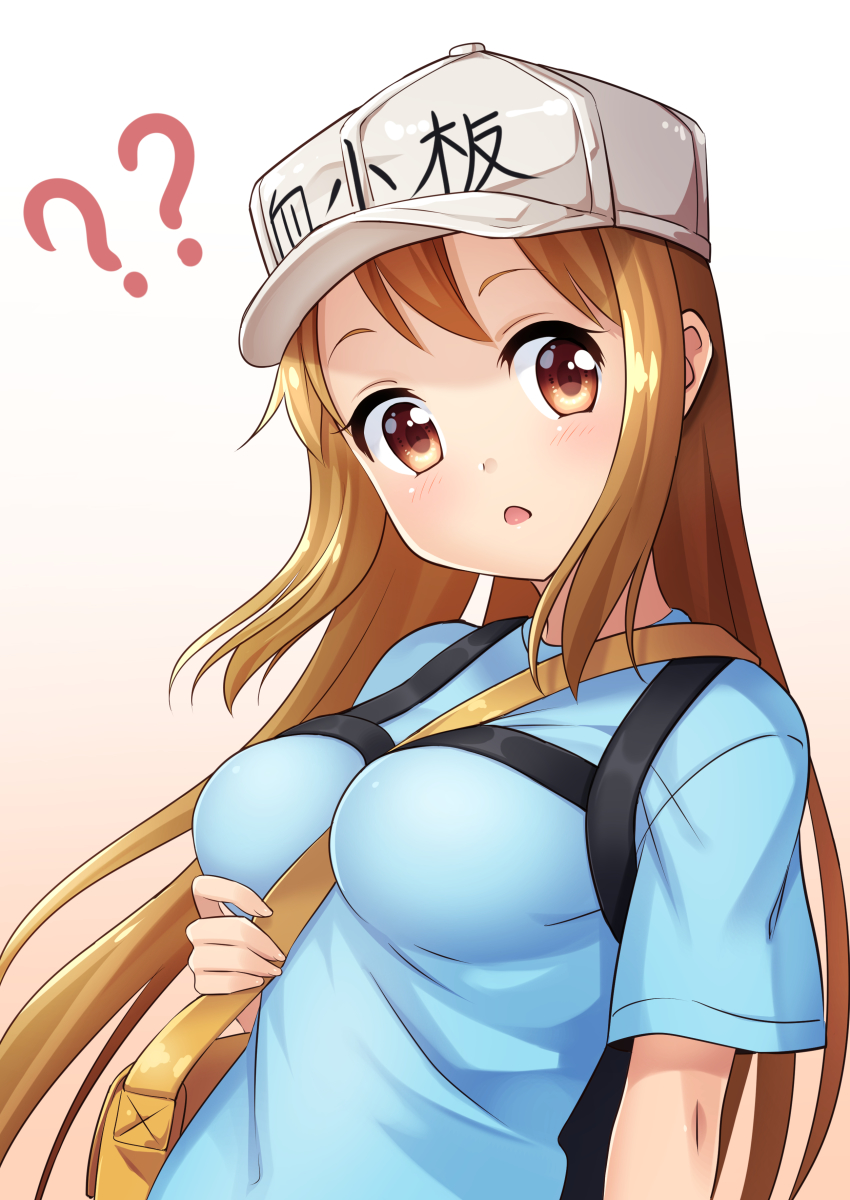 10s, 1girl, :o, ?, ??, absurdres, alternate_breast_size, bad_id