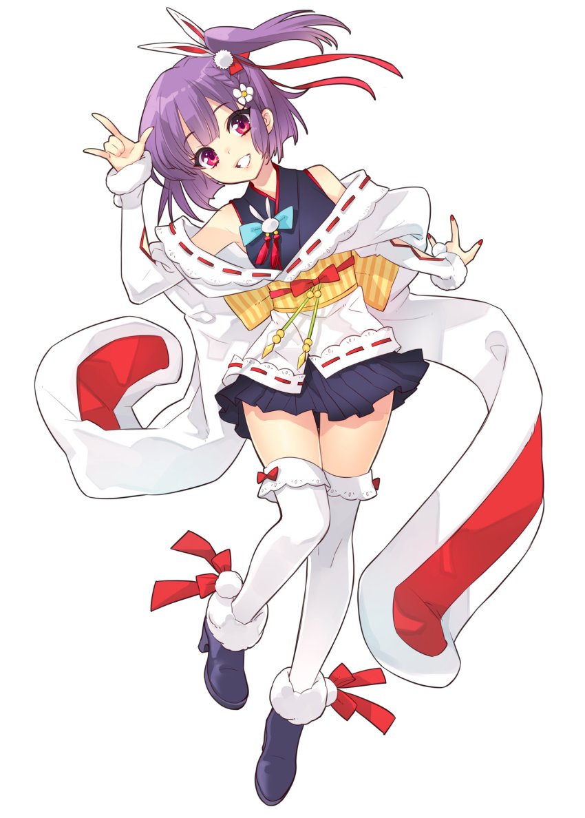 1girl, absurdres, bare_shoulders, boots, braid, commentary_request, female_focus, flower