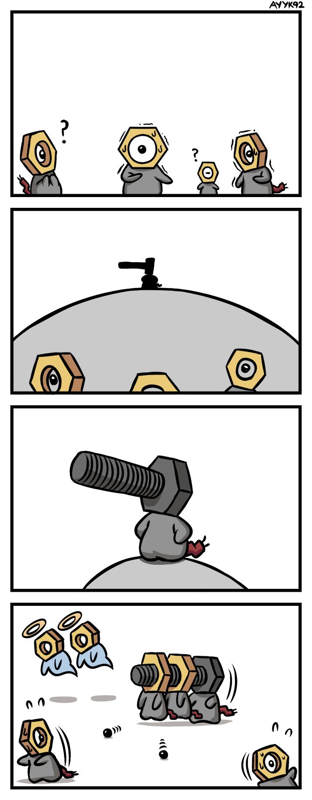 ?, ayyk92, black_eyes, bolt_(hardware), comic, gen_7_pokemon, halo, highres