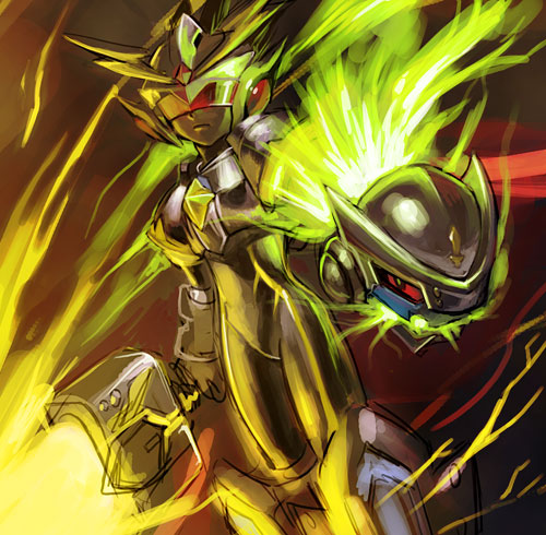 00s, 1boy, bad_id, bad_pixiv_id, capcom, geo_stelar_(mega_man), lowres, male_focus