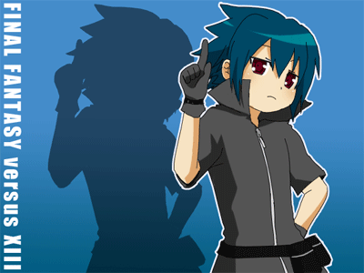 1boy, animated, animated_gif, blue_hair, caipirinha_(meme), copyright_name, dancing, final_fantasy