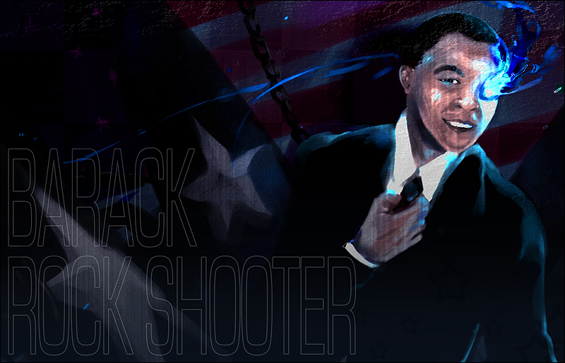 1boy, bad_id, bad_pixiv_id, barack_obama, black_rock_shooter, formal_clothes, glowing, glowing_eye