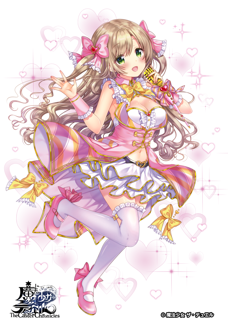 1girl, :d, \||/, belt, blonde_hair, blush, bow, bowtie