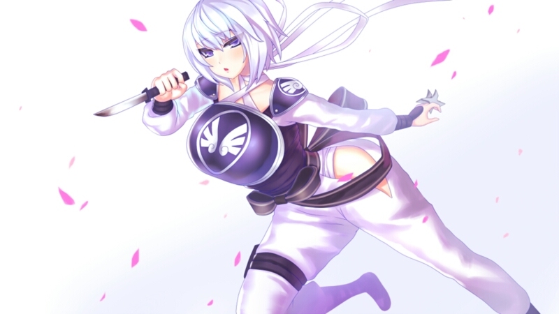 1girl, :o, armor, blush, breasts, cherry_blossoms, flower, japanese_armor