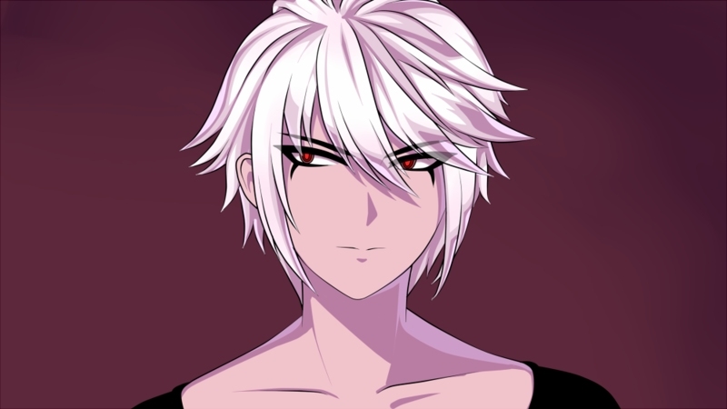 1boy, dark_skin, dark-skinned_male, eyeshadow, jtaro, kai_(talesrunner), looking_away, makeup