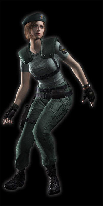 beret, brown_hair, fingerless_gloves, gloves, hat, jill_valentine, resident_evil, resident_evil_(remake), short_hair