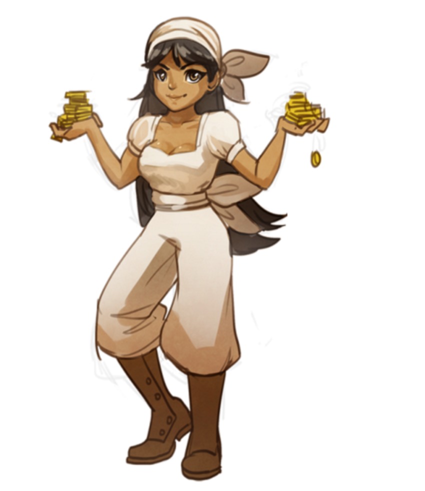 1girl, arettes, bandana, captain_syrup, highres, lips, make, makeup