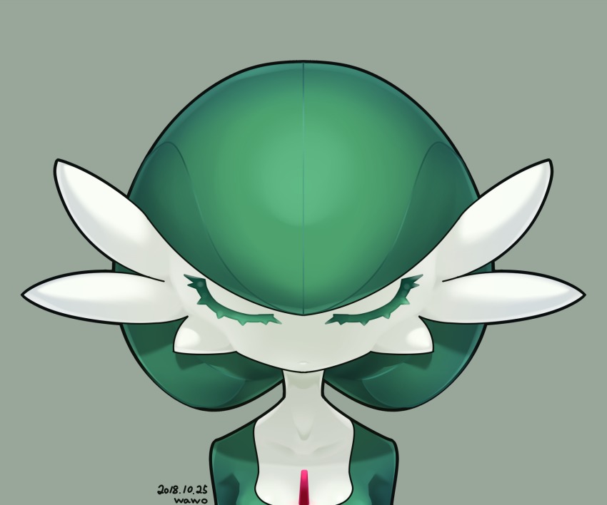 1girl, artist_name, breasts, closed_eyes, closed_mouth, collarbone, colored_skin, dated