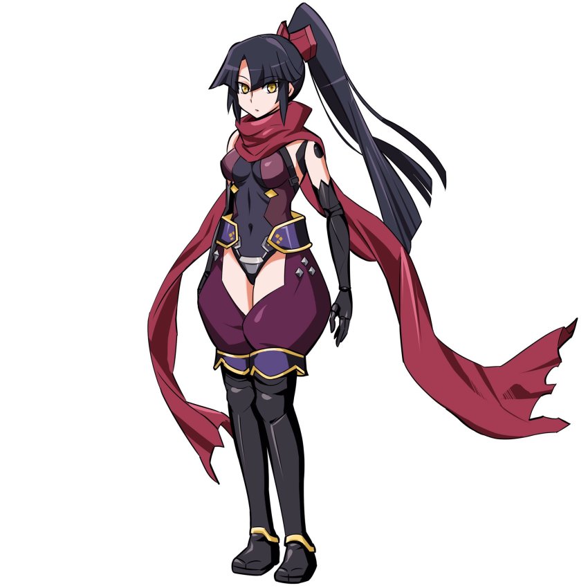 1girl, black_hair, bow, breasts, commentary_request, covered_navel, fate/grand_order, fate_(series)