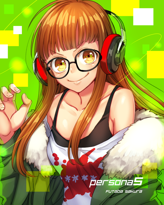 10s, 1girl, bad_id, bad_pixiv_id, black-framed_eyewear, black_shirt, blunt_bangs, character_name