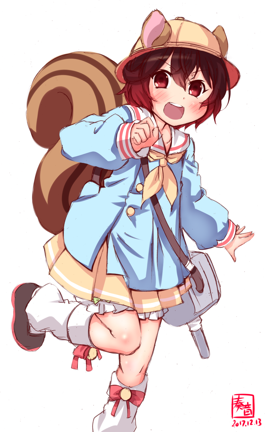 1girl, animal_ears, artist_logo, azur_lane, brown_hair, commentary_request, cosplay, dated