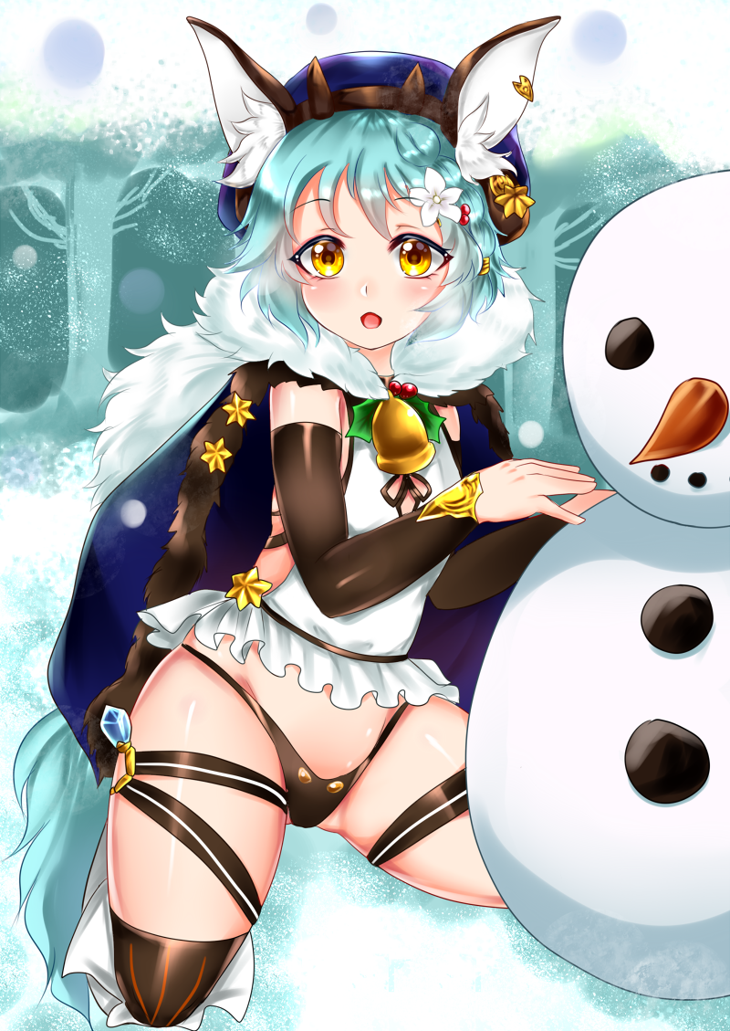 1girl, :d, ao_(ao_10bx), aqua_eyes, belt, black_panties, blush, cape