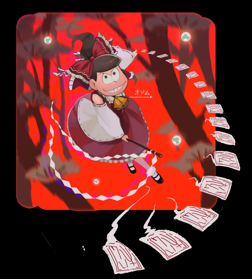 10s, 176feet, 1boy, arm_up, bare_shoulders, black_hair, black_shoes, bow