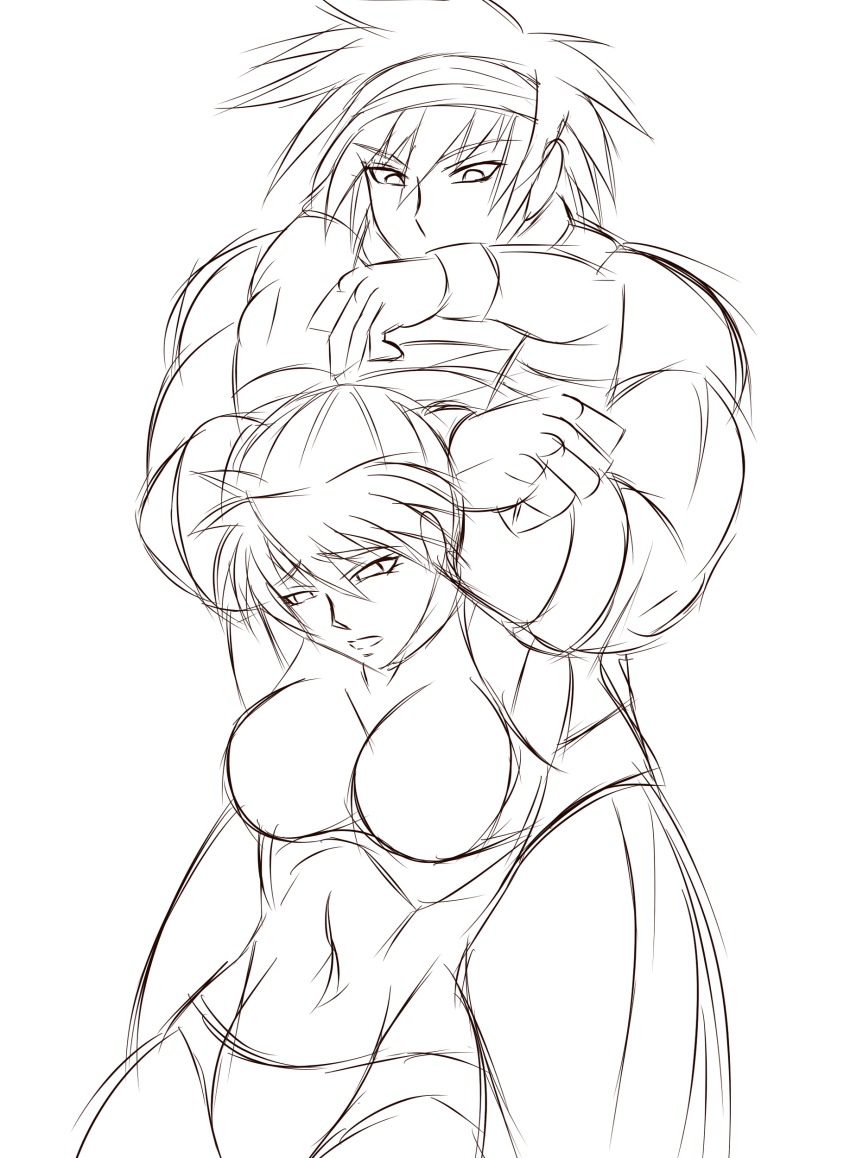 2girls, absurdres, fuyumi_natsuko, hakamada_yurie, highres, multiple_girls, original, ponytail