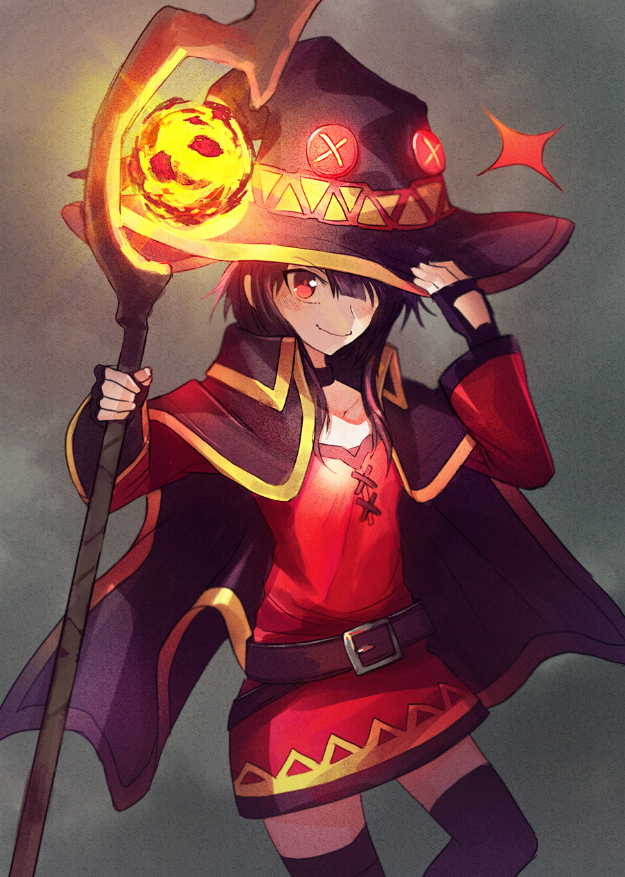 1girl, belt, black_coat, black_gloves, black_hat, black_thighhighs, coat, collarbone