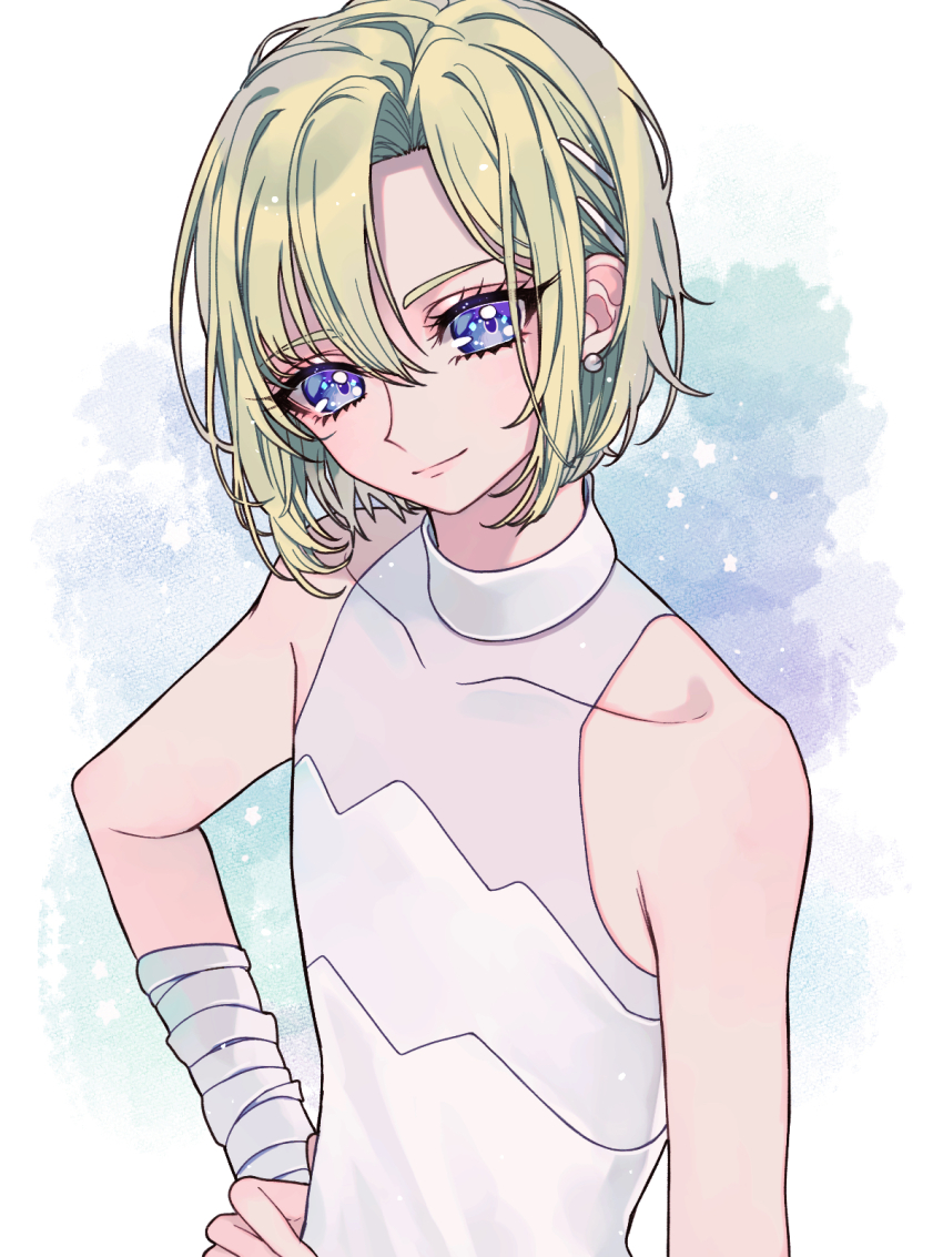 1boy, androgynous, ao_(ao0_0nemu), bad_id, bad_pixiv_id, bishounen, blonde_hair, blue_eyes