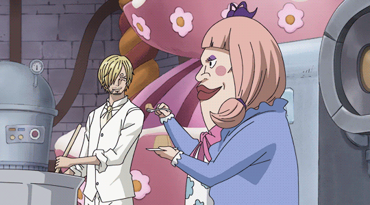 1boy, 2girls, animated, animated_gif, blonde_hair, blush, brown_eyes, brown_hair