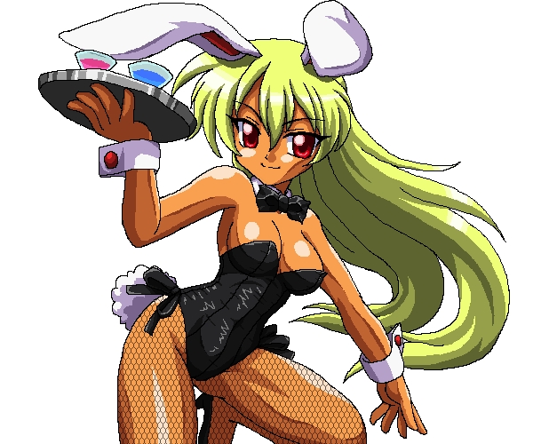 1girl, animal_ears, blonde_hair, chalice, cup, dark-skinned_female, dark_skin, dragon_(artist)