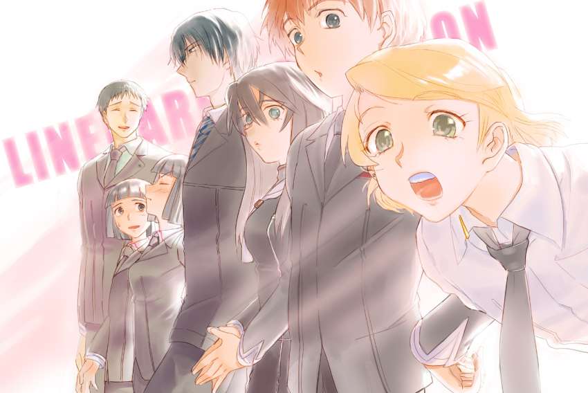 00s, 2girls, 5boys, androgynous, bad_id, bad_pixiv_id, brother_and_sister, endou_izuna