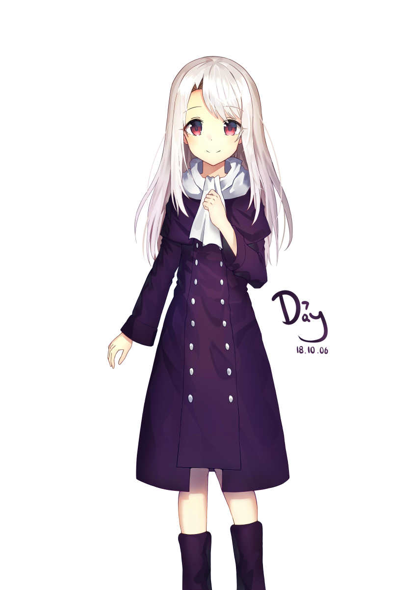 1girl, absurdres, blue_footwear, blue_jacket, blush, commentary_request, dated, dot_nose