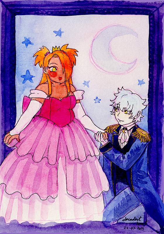 1boy, 1girl, akimichi_chouchou, blue_hair, brown_hair, filler, mitsuki_(naruto), naruto_(classic)