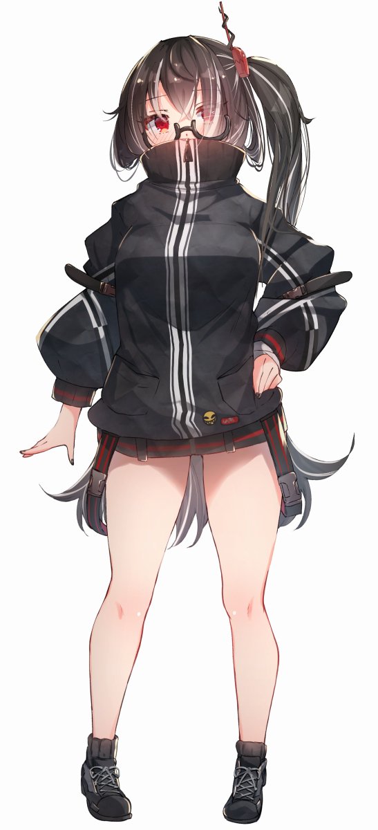 1girl, alternate_costume, azur_lane, bespectacled, black-framed_eyewear, black_hair, blush, breasts